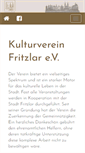 Mobile Screenshot of kulturvereinfritzlar.de